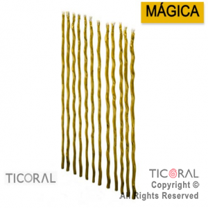 VELA 2327 IRREGULAR MAGICA 16 CM ORO x 12